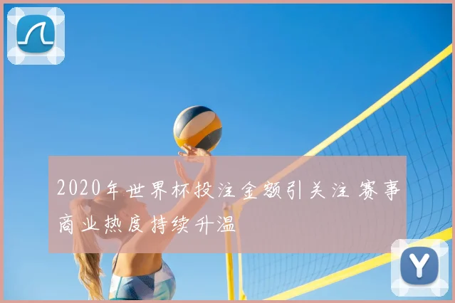 2020年世界杯投注金额引关注 赛事商业热度持续升温